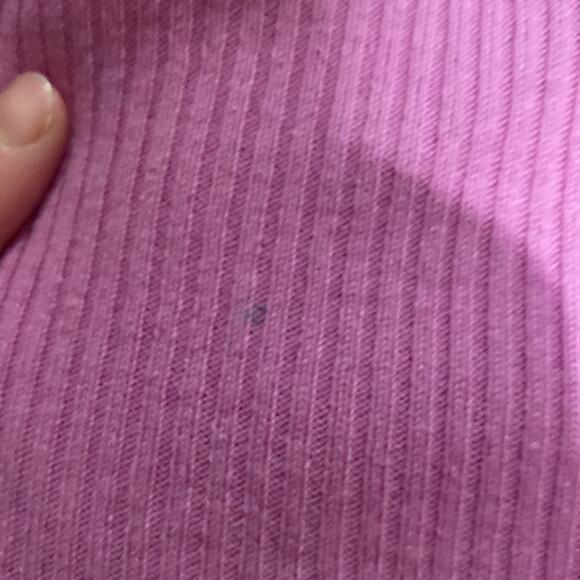 Isaac Mizrahi Women’s Lilac Purple Turtleneck Sweater/Dress Ribbed Cashmere Sz S - Picture 7 of 13